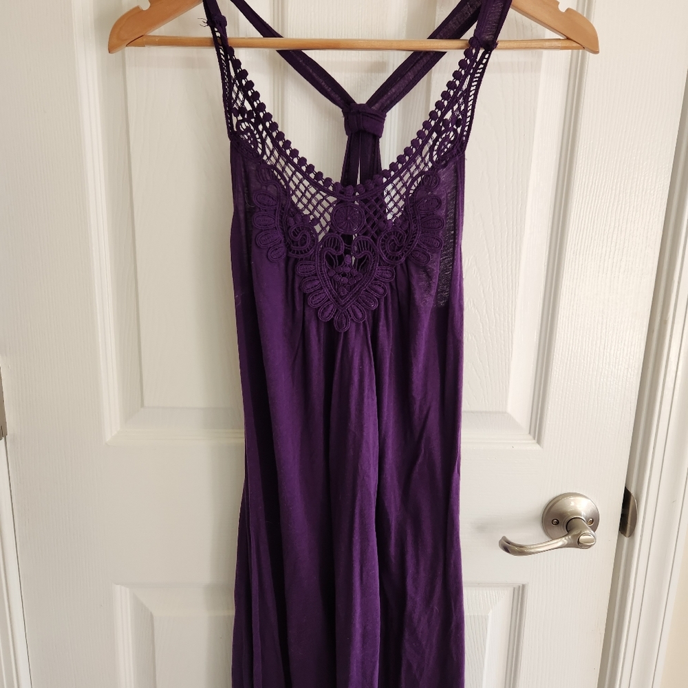 Purple dress/beach cover-up